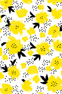 yellow-flowers-wrapping-paper