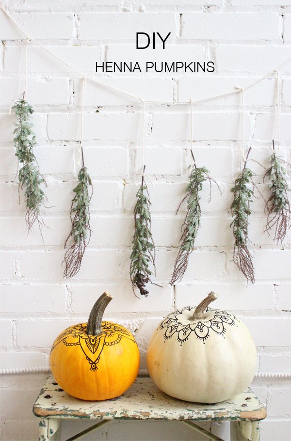 henna pumkins,boho,halloween,decor,diy,template