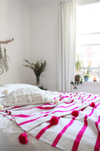 bohemian,bedroom,pompom,blanket,throw