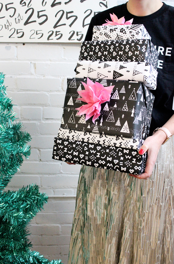Holiday gift-wrapping