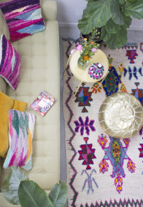 moroccan rug bohemian living room