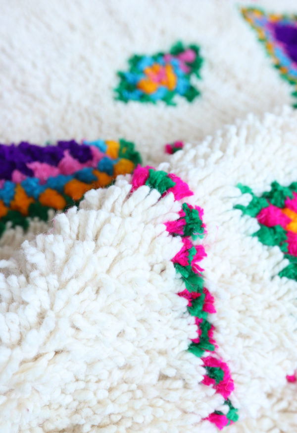 custom moroccan rug, medium pile wool rug