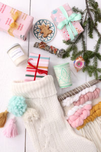 holiday diy stocking stuffers pompoms and tassels