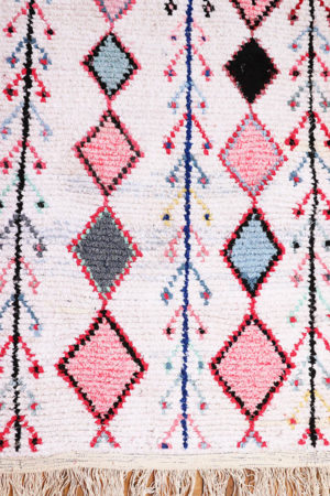 small boucherouite rug handmade in morocco available at baba souk