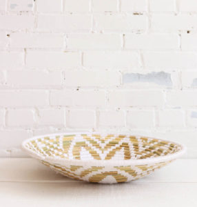 decorative basket trays handmade in Morocco available at baba souk
