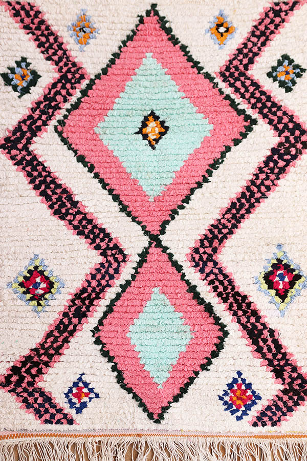 Small Colorful Nursery Rug available at Baba Souk.