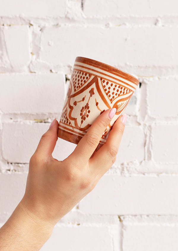 handmade ceramic mug available at baba souk