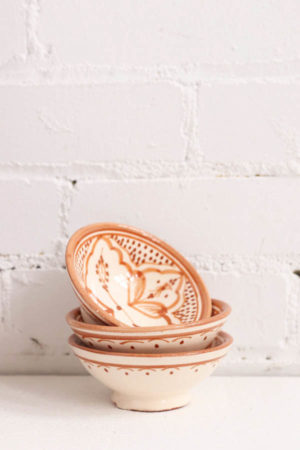 small terracotta bowl handmade baba souk
