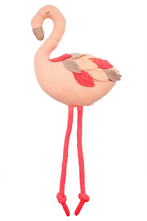 stuffed animal flamingo soft toy meri meri available at baba souk