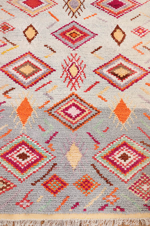 Blue moroccan rug from Babasouk