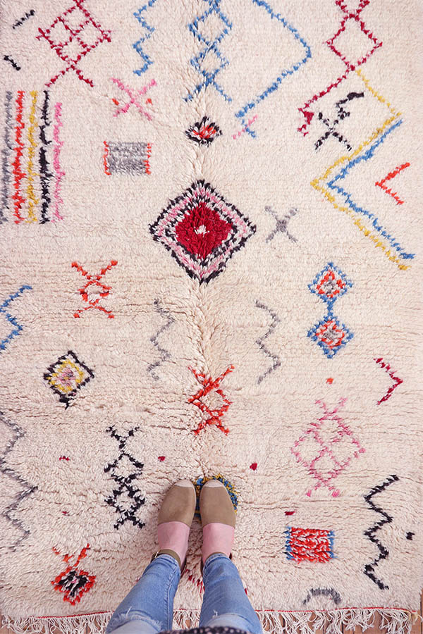 azilal rug handmade available at baba souk