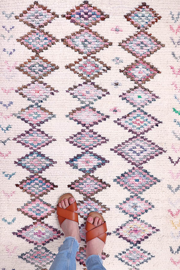 pink Moroccan Rug