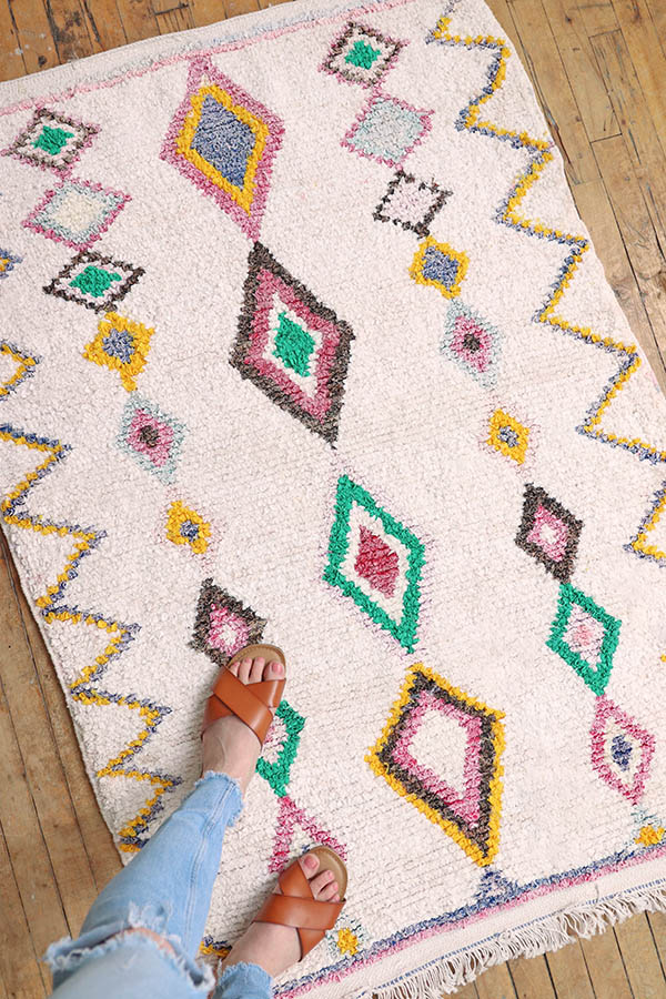 small colourful moroccan rugs