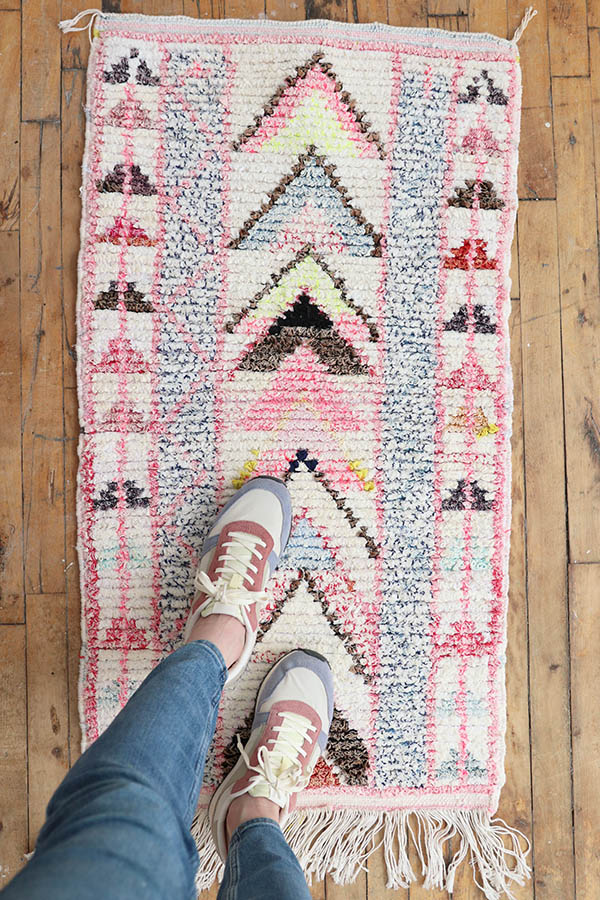 Petits tapis marocains colorés