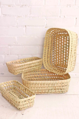 storage baskets handmade Morocco