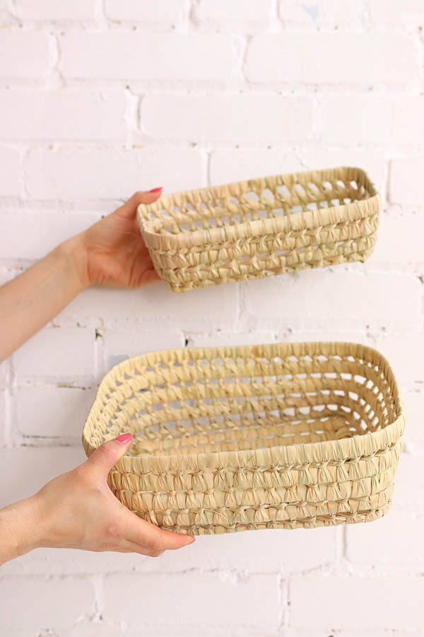 storage baskets handmade in Morocco