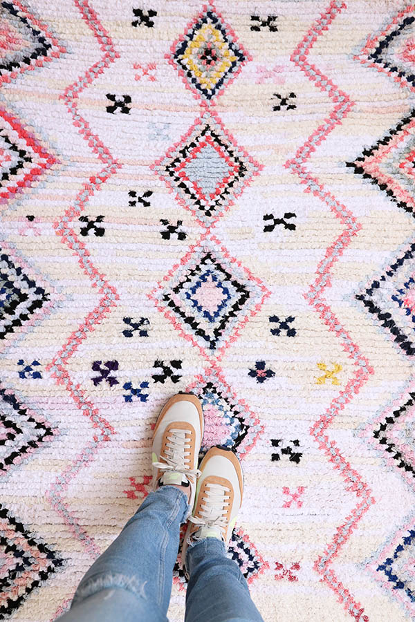 moroccan boucherouite carpet available at baba souk