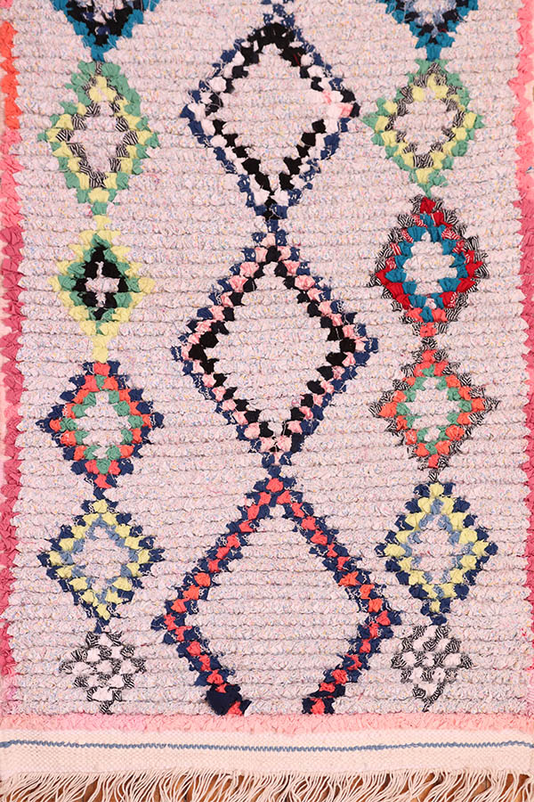 Small Colorful Rug, handmade in Morocco