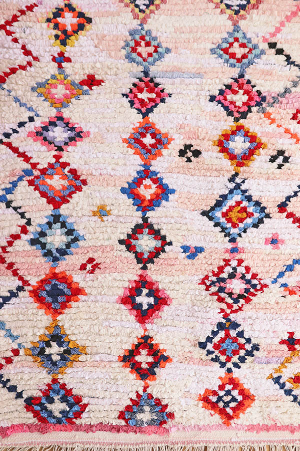 Moroccan Boucherouite Carpet
