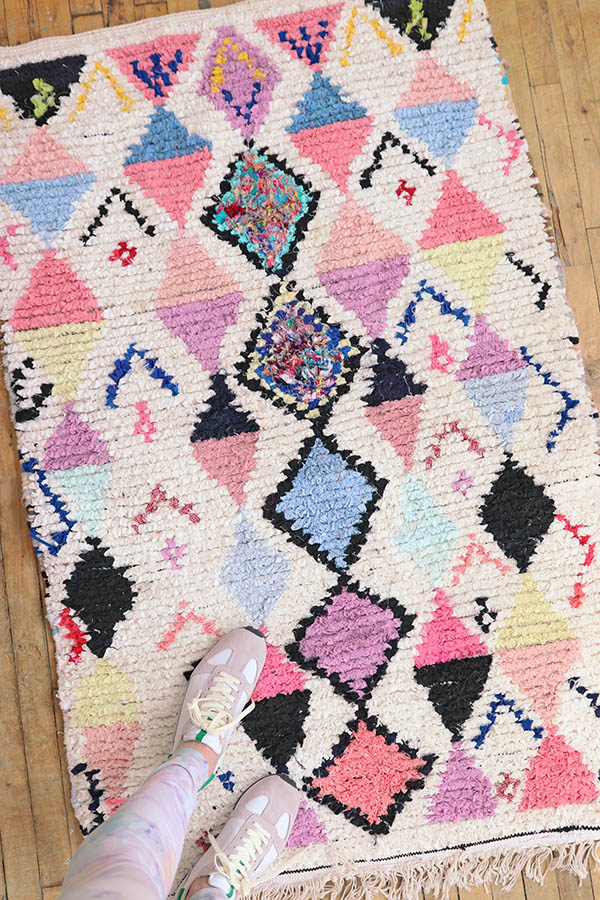 small moroccan rug handmade in morocco
