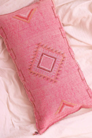 Pink King-Size Lumbar Pillows