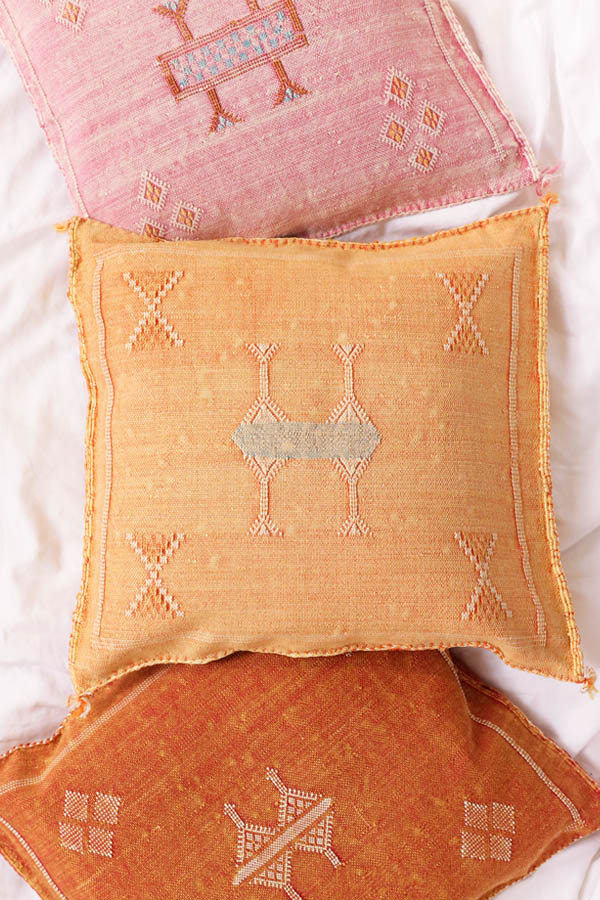Sabra Silk Cushion available at Baba Souk