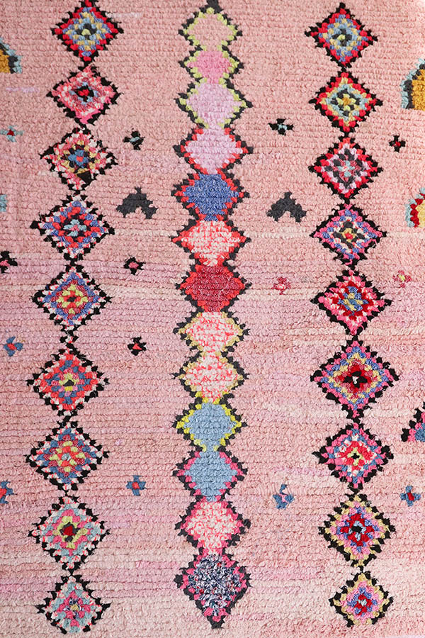 pink moroccan rugs available at baba souk