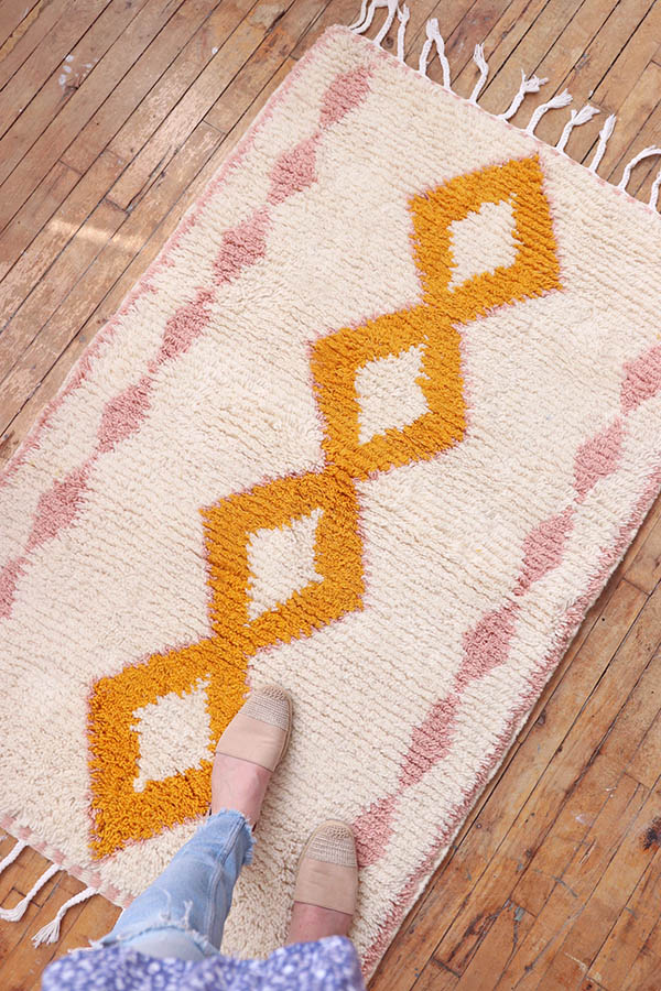small wool rug available at baba souk
