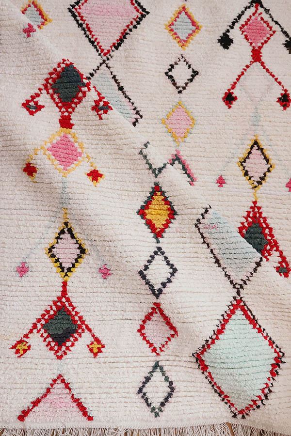 colourful moroccan rug handmade in morocco