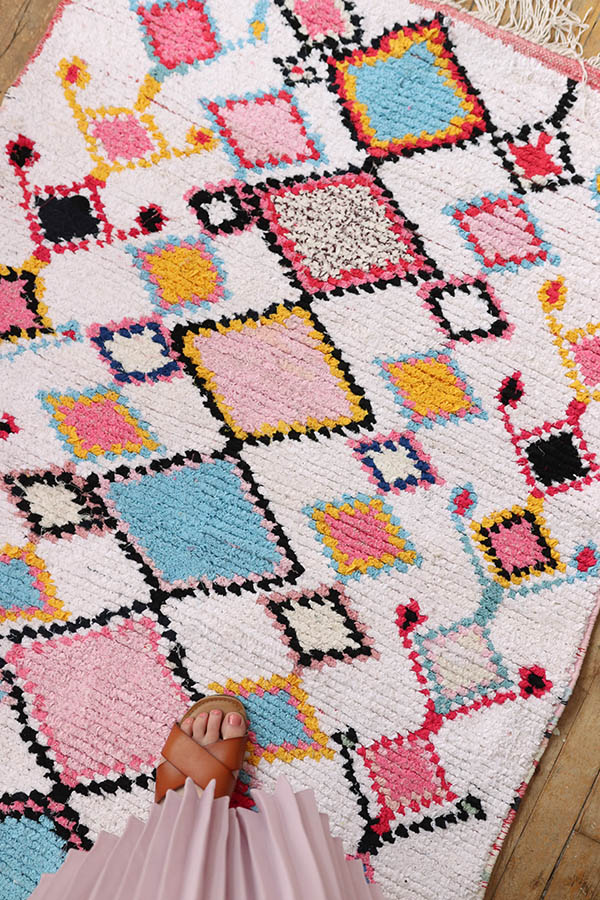 moroccan rugs cotton colourful