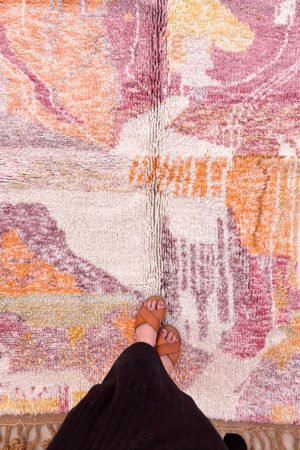 Pastel Moroccan Rug Available at Baba Souk