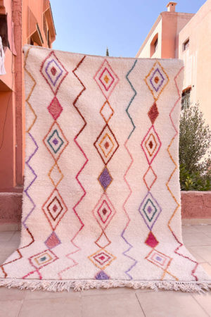 Pastel Wool Rug Available at Baba Souk