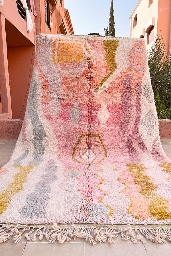 Pastel Wool Rug Available at Baba Souk