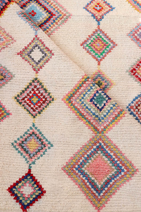 Pink moroccan rug available at Baba Souk