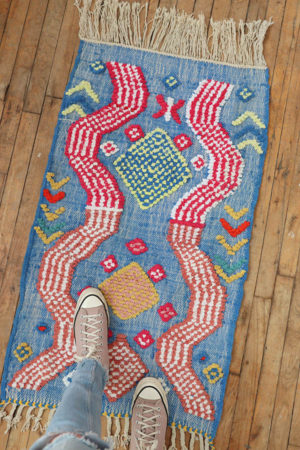 Blue Moroccan Rug available at baba souk