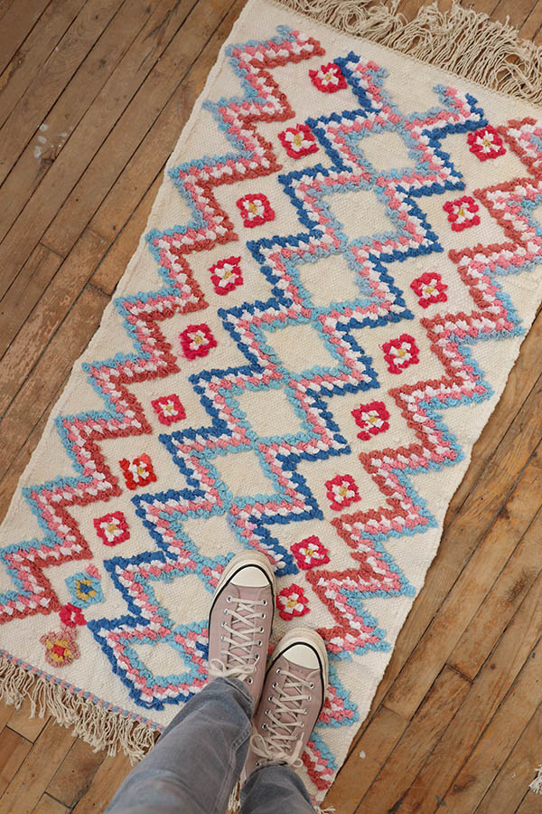 cotton bedside rug available at baba souk