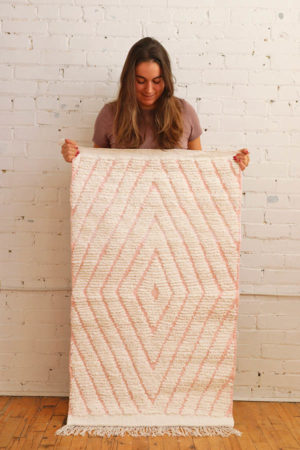 Pink Bedside Rug available at Baba Souk