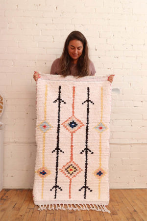 small cotton rug available at baba souk