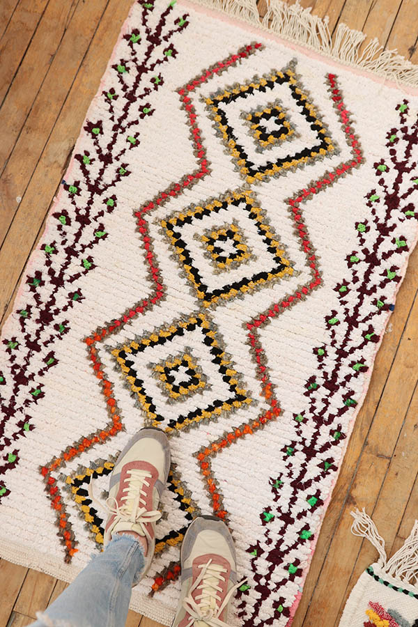 Bright Moroccan Rug available at Baba Souk