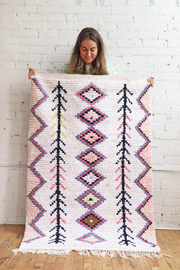 Unique cotton rug