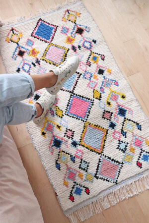 moroccan rugs small cotton 2x4