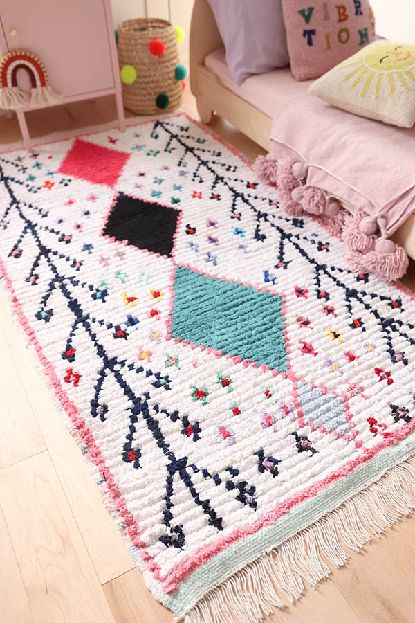 Moroccan rugs kids bedroom colorful