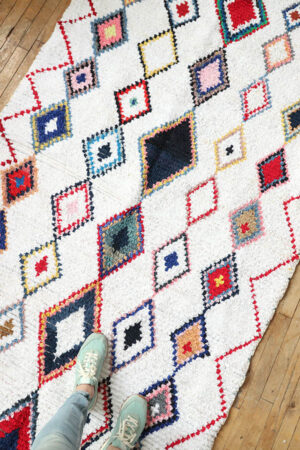tapis en coton coloré Baba Souk