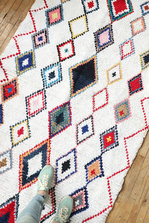 tapis en coton coloré Baba Souk