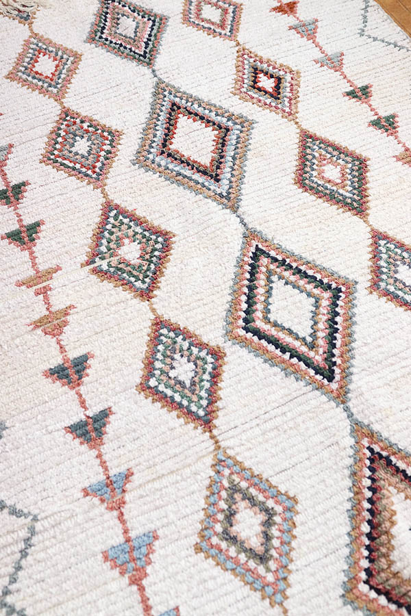 tapis marocains en coton colorés baba souk