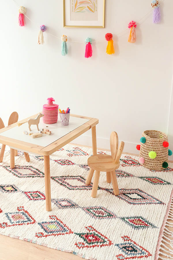 rugs for kids colourful handmade Moroccan carpets from Baba Souk