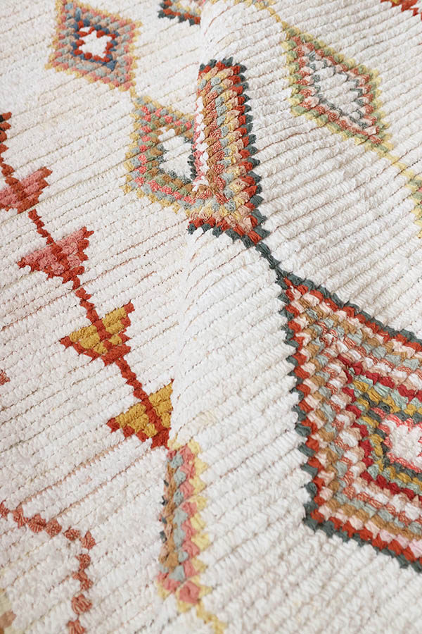 tapis marocain en coton coloré Baba souk