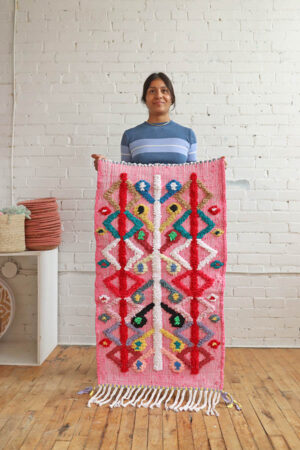 pink moroccan rugs baba souk montreal