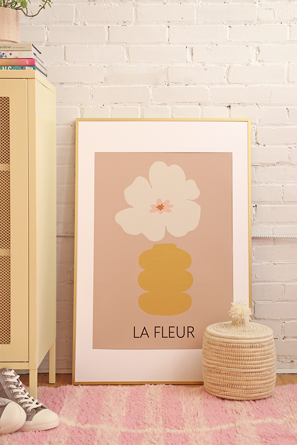 La Fleur Poster pink and yellow form baba souk