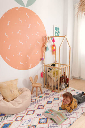 colourful moroccan rugs, kids bedroom, baba souk